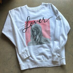 Taylor Swift Lover Album Cover Crewneck